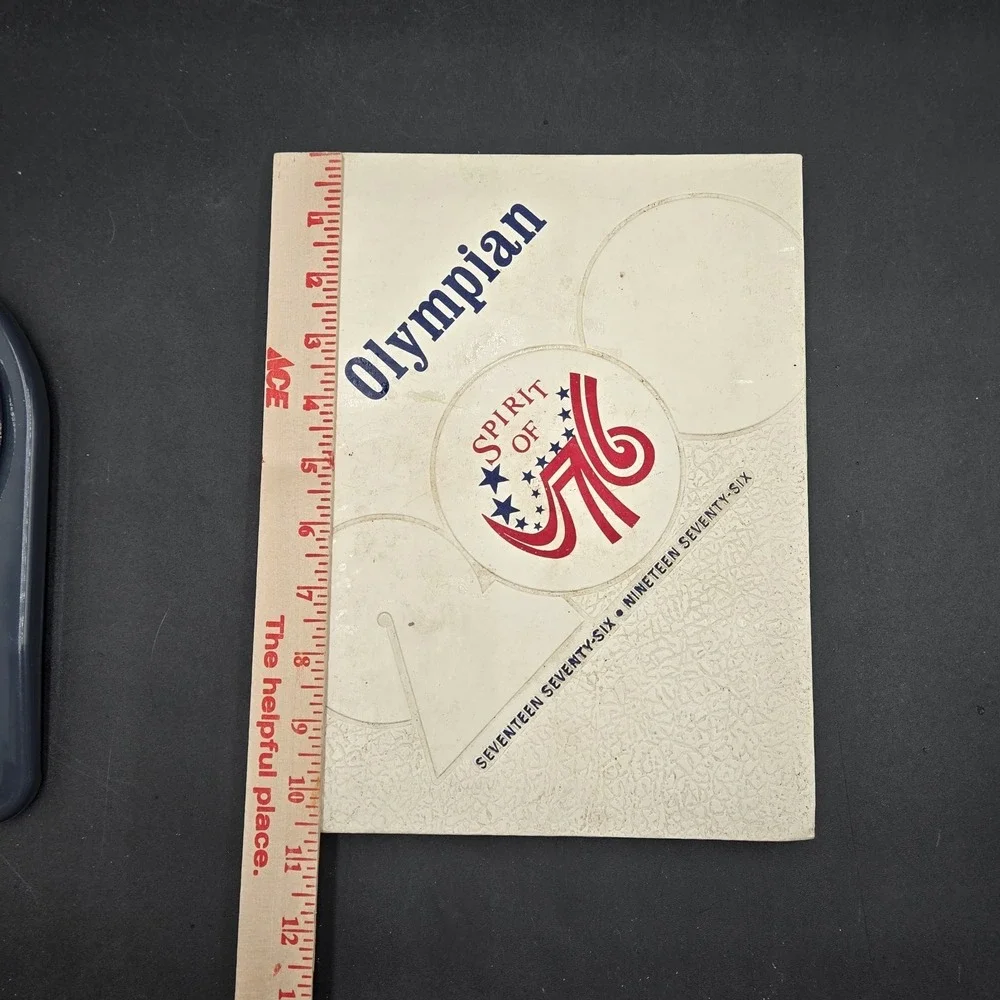 1976 Olympian High School Yearbook Bradford Vermont Not Written In